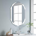 Silver Wall Mirror-Beveled Edge Frameless Mirror by GOAND