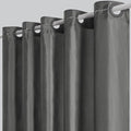 Furlinic No Hook Extra Wide Shower Curtain, Polyester Fabric Shower Curtain by Furlinic
