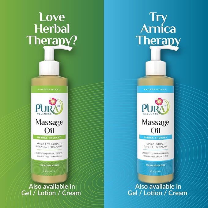 Wellness Professional Herbal Massage Oil, Hypoallergenic Formula - Image 6