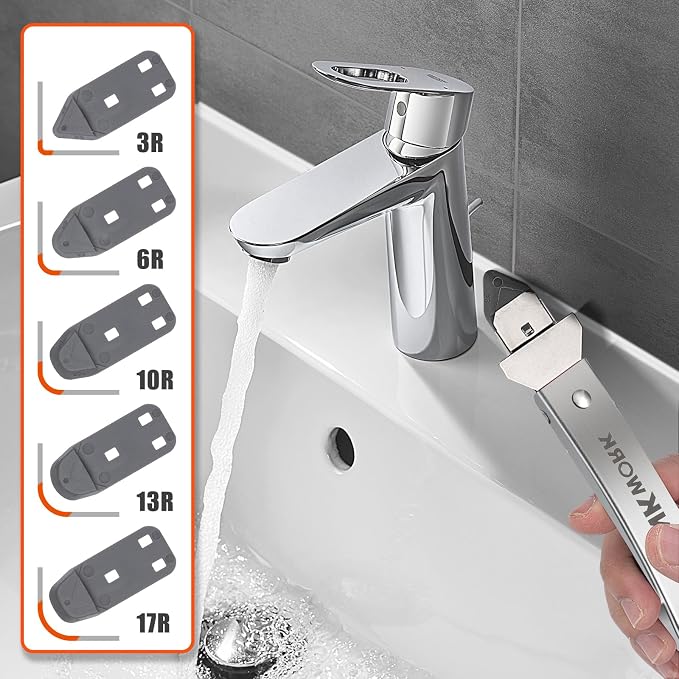 THINKWORK Caulking Tool Kit, 4 in 1 Caulk Remover Tool, Stainless Steel Caulk - Image 5