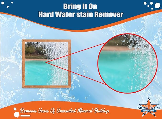 Bring It On Grout Cleaner, Hard Water Stain Remover, Remove Spots on Shower Door - Image 5
