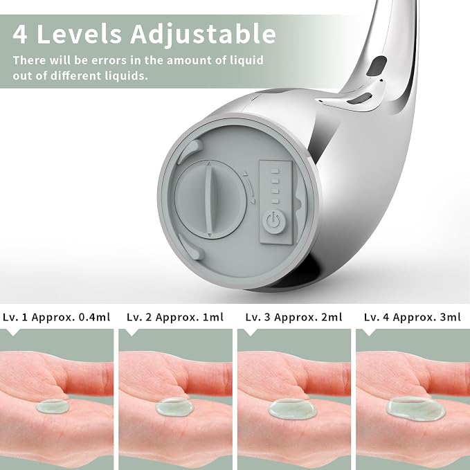 Automatic Liquid Soap Dispenser, 2 Pack 300ML Touchless 4 Gear Adjustable - Image 3