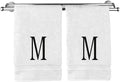 Monogrammed Hand Towel, Personalized Initial Gift, Extra Absorbent 100% Turkish by BareCotton