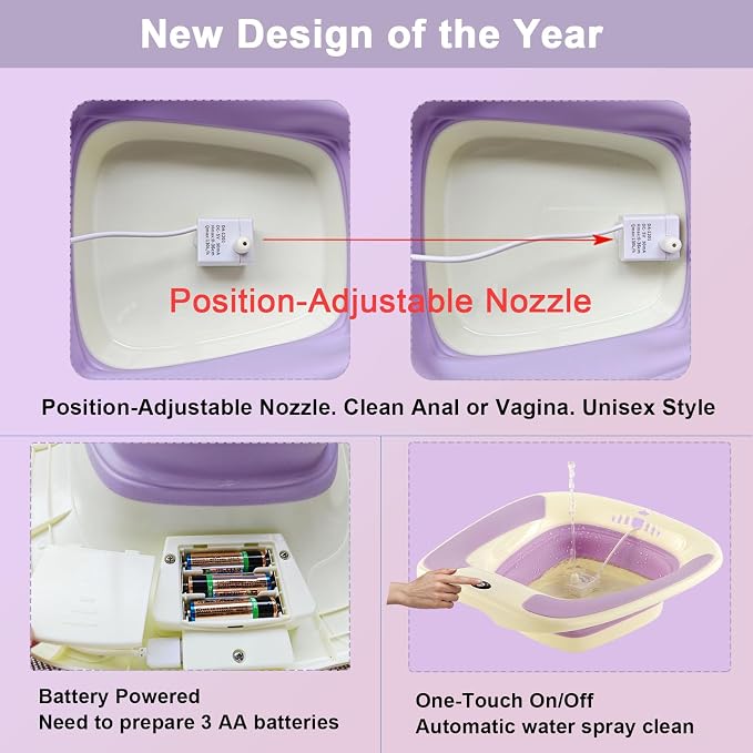 Electric Sitz Bath, Sitz Bath for Postpartum Care, Sitz Bath for Hemorrhoids - Image 3