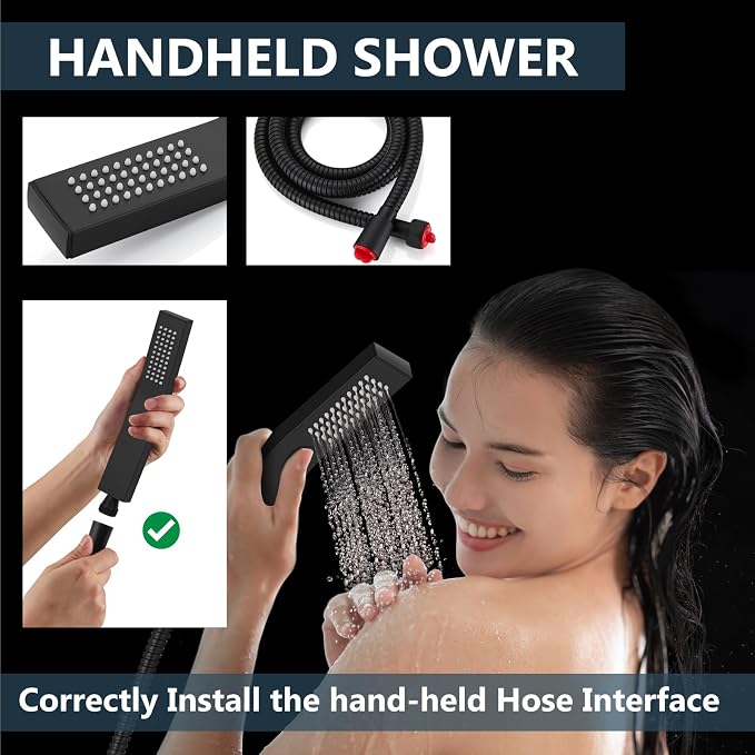 Aolemi Shower Faucet Set Rain Shower System - Image 3