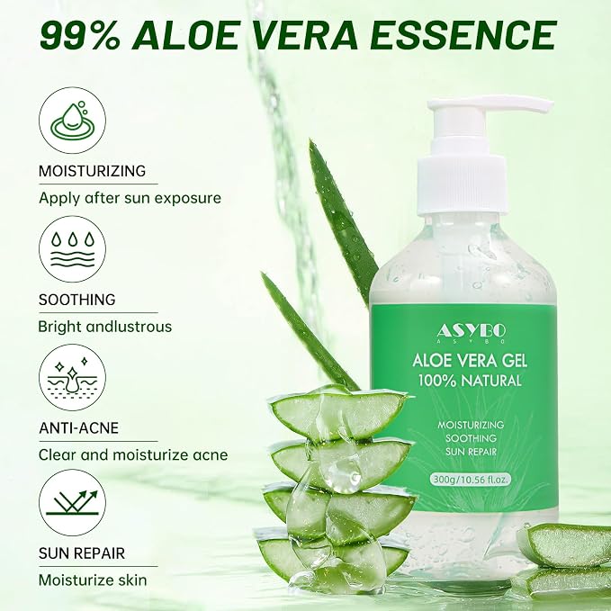 Aloe Vera Gel 300 ml – 100% Natural Pure Aloe Vera - Image 2