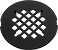 4-1/4 inches Snap-On Round Shower Drain Cover, Stainless Steel by Holge