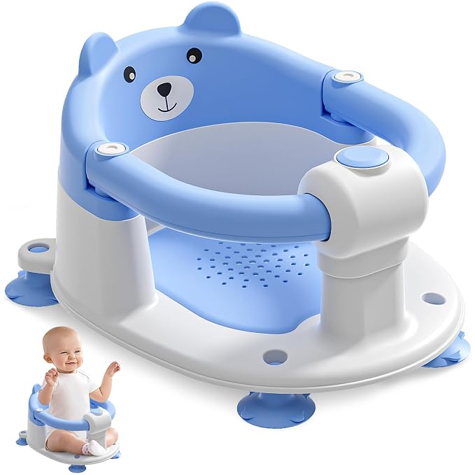 Baby Bath Seat for Babies 6 Months & up, Non-Slip Toddler Bath Seats for Babies by Himold