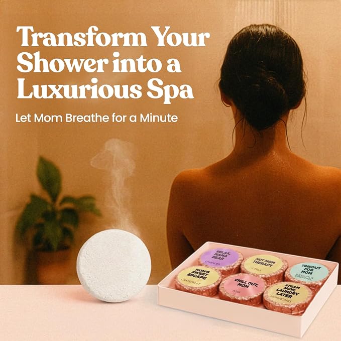 MESMOS 6 Assorted Shower Steamers Aromatherapy, Christmas Gifts - Image 3