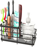 Toothbrush Holder for Bathroom, Stainless Steel Multi-Functional 6 Slots by InnovativeConvenient