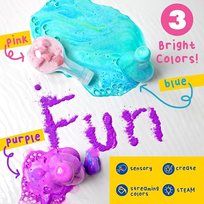 Mr. Bubble The Original Kids Bath Bomb Potions, Colorful Fizzy Fun, Cool Foam - Image 2