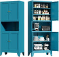 Metal Kitchen Pantry Cabinet, Freestanding Cupboards by Unknown