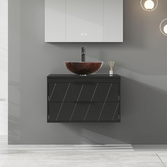 eclife 30" Floating Bathroom Vanities - Image 3