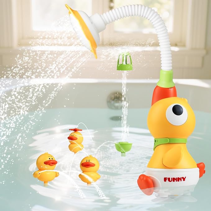 Baby Bath Sprayer Toy for Toddlers-Adjustable Water Flow Rinser - Image 2