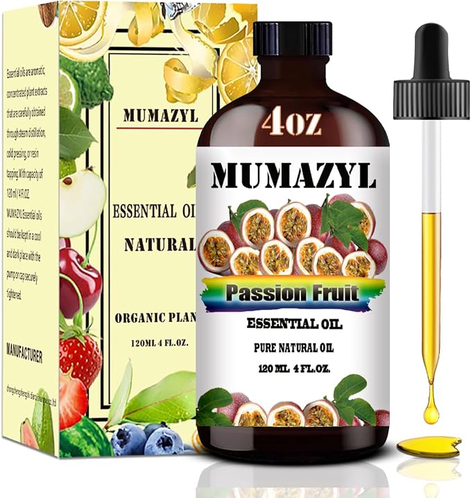 Passion Fruit Essential Oil, Passion Fruit Oil 4 Fl Oz 120ML by MUMAZYLESSENTIALOIL