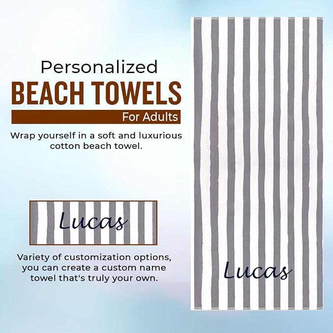 Personalized Passion Beach Towels - Image 2