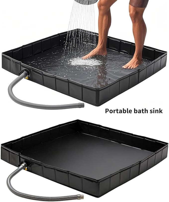 Outdoor Shower Base Portable Shower Floor Outdoor Shower Pan - Image 9
