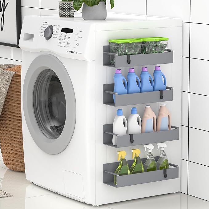 4 Pack Magnetic Spice Rack Organizer - Image 6