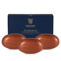 Caswell-Massey Triple Milled Heritage Woodgrain Sandalwood Three-Soap Set by Caswell-Massey
