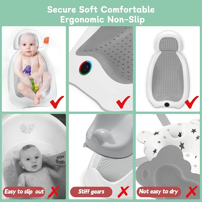 Baby Bath Support Newborn Bathtub - Image 4