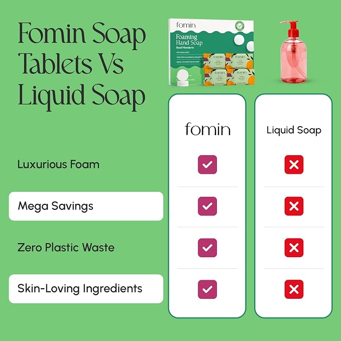 FOMIN Foaming Hand Soap Tablet Refills - Image 2