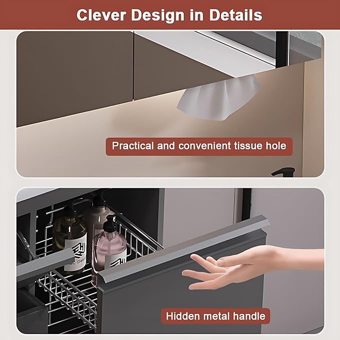 52IN Modern Bathroom Vanity - Image 6