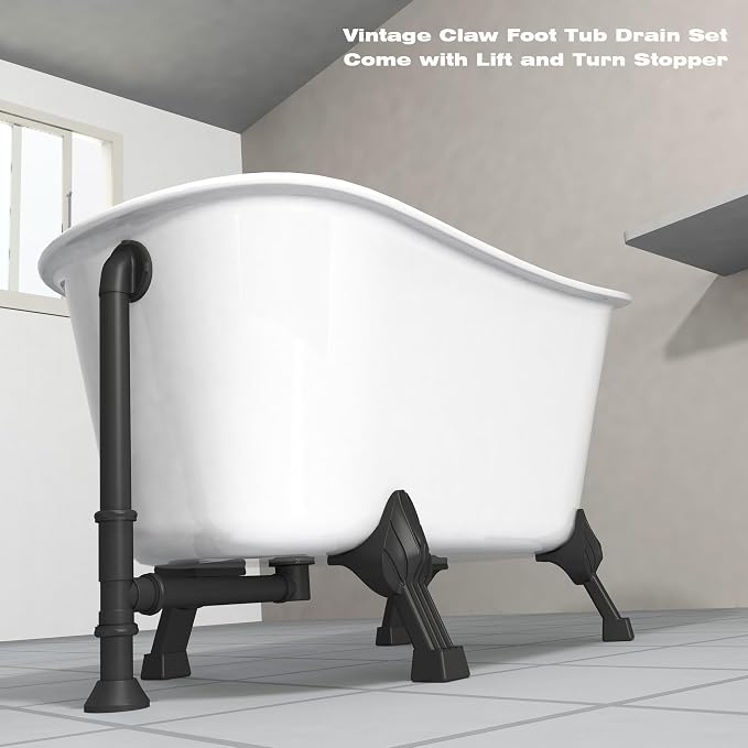 Artiwell Vintage Claw Foot Tub Drain Kit - Image 5