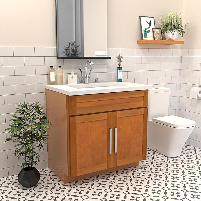 KitchenMan 36 Inch Bathroom Vanity Unassembled Bathroom Sink Cabinet and Vanity - Image 5
