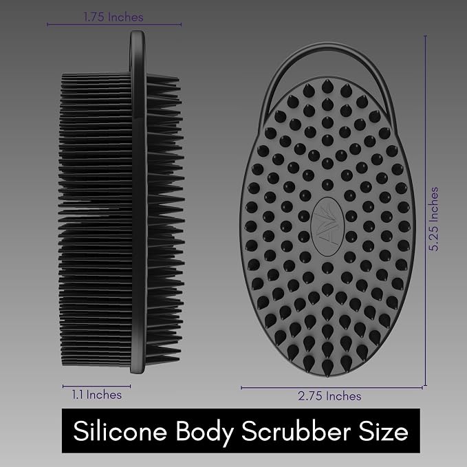 Scalp Massager Shampoo Brush Silicone - Image 9