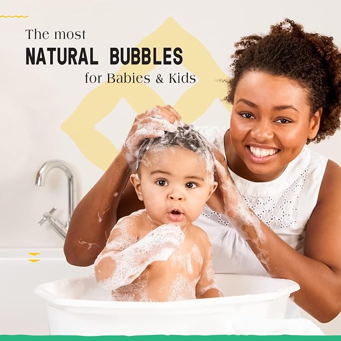 Alaffia Babies & Kids Bubble Bath, Eucalyptus Mint, Pump Included – Gentle - Image 3