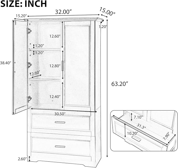 Polibi Tall Storage Cabinet - Image 2
