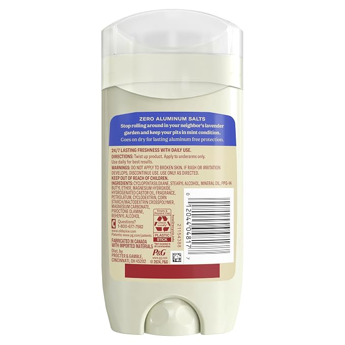 Old Spice GentleMan's Aluminum Free Dry Feel Deodorant - Image 9