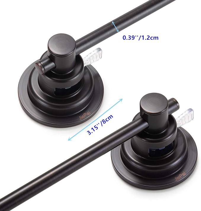 JiePai Suction Cup Towel Bar, Removable Modern Vacuum Towel Holder - Image 3