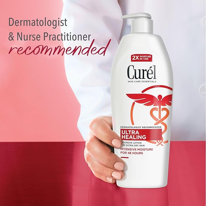 Curel Ultra Healing Lotion for Sensitive and Dry Skin, Hand and Body Lotion - Image 6