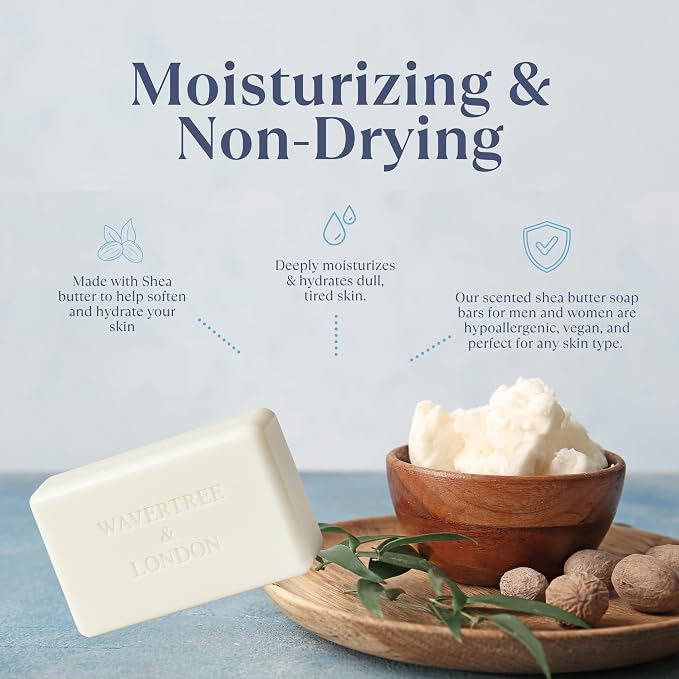 Wavertree & London Prosecco Scented Natural Soap, 7oz Moisturizing French - Image 3