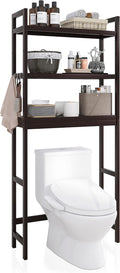 SMIBUY Bathroom Storage Shelf, Bamboo Over-The-Toilet Organizer Rack, by SMIBUY