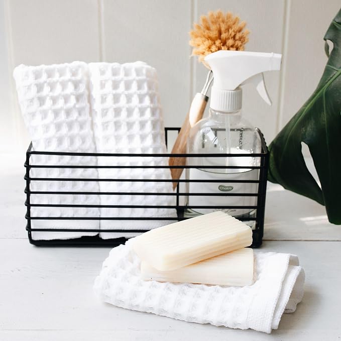 sea me at home Waffle Bath Sheet Set, 100% Turkish Cotton, Includes 1 Bath Sheet - Image 6