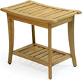 JONATHAN Y STL1001T Tucker 22.1" Traditional Classic Slatted Solid Acacia Wood by JONATHANY
