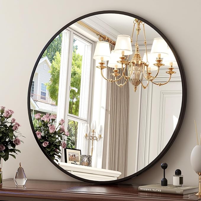 20 Inch Round Mirror - Image 2