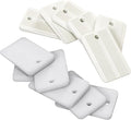 Plastic Shim Wedge Set Nonslip Furniture Levelers Combo Kit 6 Rigid and 6 by Qualihome