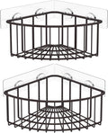 SMARTAKE 2-Pack Corner Shower Caddy Deep Basket Design, SUS304 Stainless Steel by SMARTAKE
