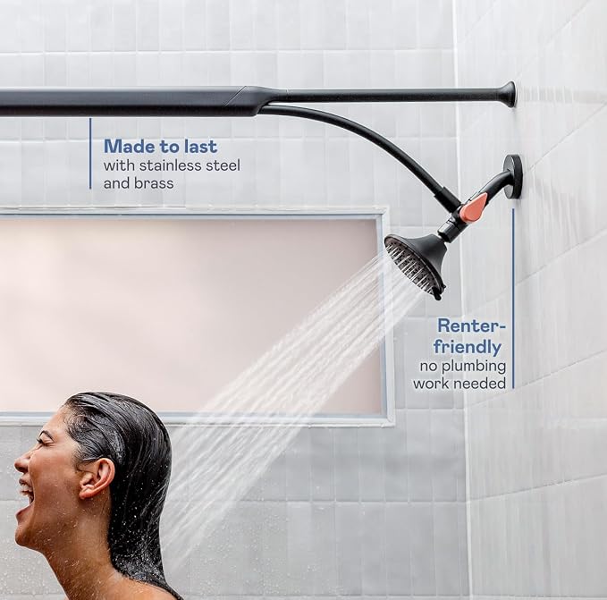 BOONA Original Tandem Shower as Seen on Shark Tank | Dual Shower Head - Image 4