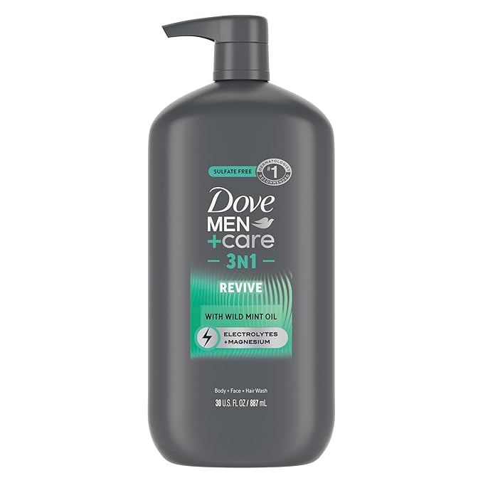 DOVE MEN + CARE Body and Face Wash Invigorating Revive 3N1 by DoveMenCare