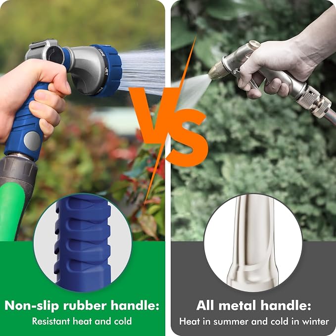 RESTMO Heavy Duty Hose Nozzle, Metal Garden Water Hose Sprayer - Image 6