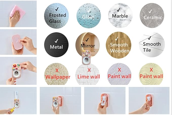 Automatic Kid Toothpaste Dispenser Wall Mounted - Image 8