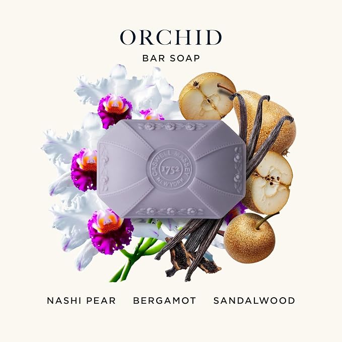 Caswell-Massey Orchid Natural Bar Soap - Image 2