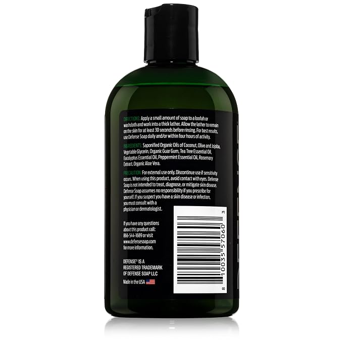Defense Soap Tea Tree Body Wash | All Natural Organic Shower Soap - Image 8