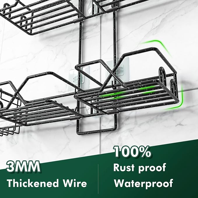 Stainless Steel Hanging Shower Caddy - Image 7