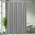 AooHome Light Grey Stall Size Bathroom Curtain by AooHome