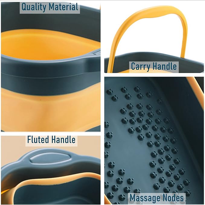 Collapsible Foot Bath Basin Tub - Image 3